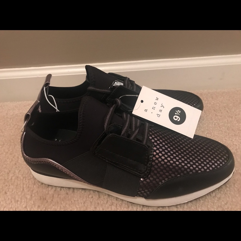 Brand New A New Day Black Sneakers Size 9.5 NWT